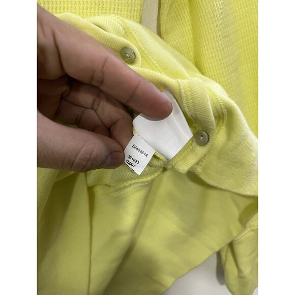 Vtg Y2K 90s Bella Minimalist Baby Cardigan S Academia Parisian Butter Yellow - Picture 9 of 16